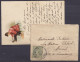 Pte LAC Affr. N°47 Càd TUBIZE /8 NOV 1892 Pour MERSCH Luxembourg (au Dos: Càd LUXEMBOURG-GARE & Arrivée MERSCH) - 1884-1891 Leopoldo II