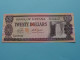 $ 20 Dollars () Bank Of GUYANA ( For Grade See SCANS ) UNC ! - Guyana