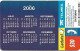 Mexico: Telmex/lLadatel - 2006 Grupo Estrella Blanca, Calendar - Mexico