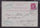 231/41 - Entier Carte Postale HUY 1883 Vers COPENHAGUE Danemark - Cachet Bodart-Bodart - Cartoline 1871-1909