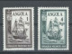 Portugal Angola 1949 "100 Years Os Mocamendes" MH Mundifil Angola #318-319 - Angola