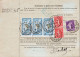 1928. REP. FRANCAISE. Very Interesting Parcel Card Bulletin D'expedition To Belgium Cancelle... (Michel 100+) - JF545785 - Nuovi