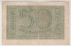 Germania Banconota D'Occupazione - 50 Reichspfennig 1943 BB+ - Other & Unclassified