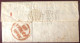 Etats-Unis, Lettre Cachet Philadelphia 6.11.1845 + COLONIES ART13 Pour La France, Mention Manuscrite "Sur Mer" - (C164) - Poststempel