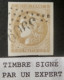 X1147 - CERES / EMISSION DE BORDEAUX N°43B - LUXE - GC 3909 : TARTAS - Signé CALVES Expert - Cote (2024) : 150,00 € - 1870 Uitgave Van Bordeaux