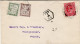 GREAT BRITAIN 1910 LETTER WITH FRENCH SURCHARGE SENT FROM BIRMINGHAM TO MONTPELLIER - Briefe U. Dokumente