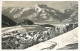 Switzerland Postcard Leysin Village Et Les Dents Du Midi - Sonstige & Ohne Zuordnung