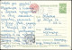 Russia Soviet Communist Propaganda 25K Postal Stationery Card Mailed 1959. 1st May Kreml Doves - Brieven En Documenten