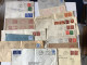 Lot De Vieilles Lettres Anglaises Très Variées, Recommandée, Taxée,non Délivrée,,affranchissement Mécanique,.. - Storia Postale