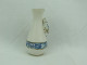 Beautiful Small Porcelain Vase With Blue Roses 12cm #2339 - Vazen