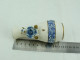 Delcampe - Beautiful Small Porcelain Vase With Blue Roses 12cm #2339 - Vasi