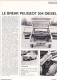 3 Feuillets De Magazine Peugeot 204 1969, 204 Break Diesel 1968, 204 D 1975 - Voitures