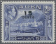 Aden: 1951 Definitive "15/CENTS" On 2½a. Deep Ultramarine, Variety "SURCHARGE DO - Yémen
