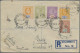 Delcampe - Ceylon / Sri Lanka: 1896/1938, Three Items: QV Stationery Envelope 5 C. Uprated - Sri Lanka (Ceylan) (1948-...)