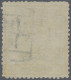 China: 1882, Large Dragon Thicker Paper 5 Ca. Lemon Canc. Black Seal "Shanghai" - 1912-1949 Republic