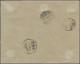 China: 1923, Constitution 3 C. (pair), 4 C., 10 C. Tied Four Strikes "Tsingchowk - Covers & Documents