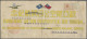 China: 1931, $2 (2) Etc. $4.54 Franking Tied Special Pictorial "Nanking / Inaugu - Lettres & Documents