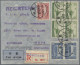 China: 1937, Attractive Franking On Registered K.L.M. Airmail Cover From "CANTON - Briefe U. Dokumente