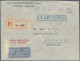 China: 1938/39, Two Air Mail Covers To Zurich/Switzerland: $1.75 Frank Tied "HAN - Briefe U. Dokumente