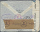 China: 1941. Registered Air Mail Envelope Addressed To Denmark Bearing China SG - Lettres & Documents