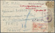 China: 1944. Registered Air Mail Envelope Addressed To 'General Bouscat, Command - Briefe U. Dokumente
