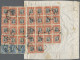 China: 1948, SYS Torch $5.000 (30) With $3.000 (3) Tied "SHANGHAI 18.10.47" To R - Briefe U. Dokumente