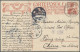 China - Incomming Mail: 1909, Swiss Postal Stationery 10 C. Canc. "SAANEN" Postm - Altri & Non Classificati