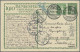 China - Incomming Mail: 1910, Swiss Postal Stationery 5 C. With 5 C. Tied To "MO - Other & Unclassified