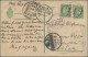 China - Incomming Mail: 1918, Norwegian 5 øre Green Postal Stationary Card With - Otros & Sin Clasificación