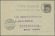 China - Specialities: Foreign Offices, France, Stationery 10 C. Canc. In Transit - Andere & Zonder Classificatie