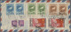 China (PRC): 1950, Peace Set (C5, Pairs), Inauguration Of Govt. (C4) $1000 (2), - Lettres & Documents