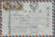 China (PRC): 1950, Tien An Men, Two Small Size Air Mail Covers From "PEKING" Via - Lettres & Documents