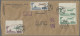 China (PRC): 1951, Air Mail Issue (A1) Cpl. Set Inc. Two Pairs Tied "Tientsin 19 - Covers & Documents