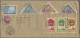 China (PRC): 1951, World Peace Set (C10) With Uprates Tied "Shanghai 52.2.21" To - Cartas & Documentos