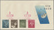 Delcampe - China (PRC): 1957/59, FDCs Of S19, S29, S30, C45, And C62, Unaddressed (Michel € - Cartas & Documentos