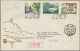 China (PRC): 1964, S65 Yan'an Complete Set On Two FDCs Addressed To Antwerp, Bel - Briefe U. Dokumente