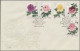 Delcampe - China (PRC): 1964, Peonies Set (S61) On Three Unaddressed Cacheted FDC Of China - Cartas & Documentos