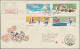 China (PRC): 1965/66, Complete Sets Of C112 And S72 On Three FDCs Addressed To B - Briefe U. Dokumente