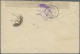 Hong Kong: 1917. Censored Envelope (shortened) Addressed To Switzerland Bearing - Covers & Documents
