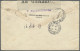 Hong Kong: 1917, 10 C. Tied "BRITISH POST OFFCIE HANKOW DE 2 18" To Censored Cov - Briefe U. Dokumente
