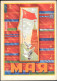 Russia Communist Propaganda 1st May Greetings Old PPC 1961 Mailed. Flags Of USSR Armenia Lithuania Azerbaijan - Russie