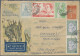 North Korea - Postal Stationery: 1957/58, To West Germany By Air Mail: Stationer - Korea, North