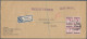 Kuwait: 1955 Registered Air Mail Envelope To England Bearing 1954 6a On 6d Two P - Kuwait