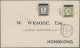 Macao: 1910, 1 A. On Light Green And 2 A. On Slate Violet Tied "MACAU 17 NOV 10" - Lettres & Documents