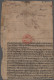 Nepal: 1832 (1 March), Red Seal (Lal Mohur) Document, A "Rukka" Recognizing Cont - Népal