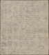 Nepal: 1898-1900 4a. Green From Setting 8, Complete Imperforate Sheet Of 64 (8x8 - Népal