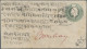 Nepal: 1905 Two Postal Stationery Envelopes KEVII. ½a. Green Used From Kathmandu - Népal