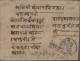 Nepal: 1907 Registered Cover From Banke To Kathmandu Franked By 1a. Blue, Imperf - Nepal