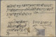 Nepal: 1907 Cover From Chautara To Kathmandu Franked By 1901-07 1a. Blue Imperf - Népal