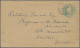 Nepal - Postal Stationery: 1907, 1/2 Anna Green KEVII India Pre-stamped Env. Use - Népal